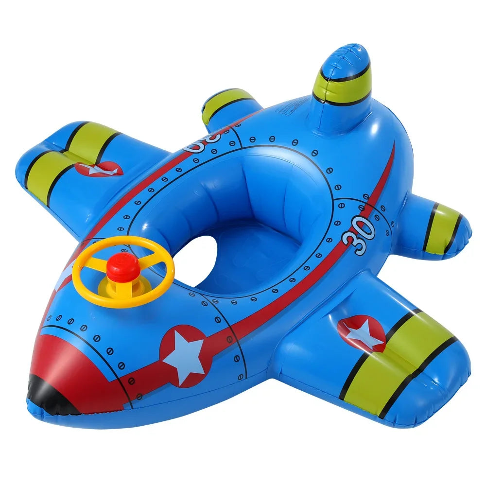 Bóia Inflável Infantil - Avião com Volante