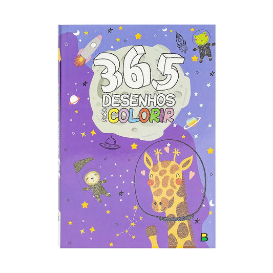 365 Desenhos Para Colorir - Capa Roxa - Todolivro