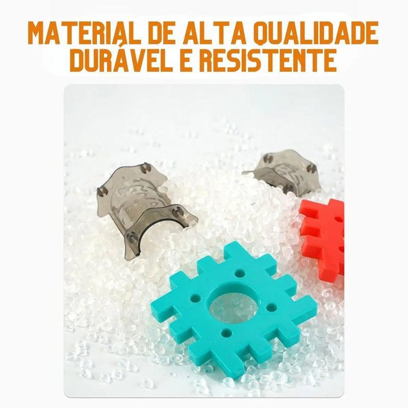 Brinquedo Modular 49 Peças – Circuito de Bolinhas Colorido