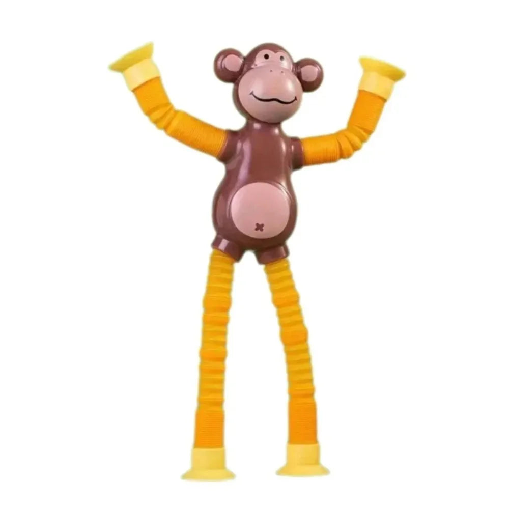 Pop Tube Macaquinho com Luz LED e Som