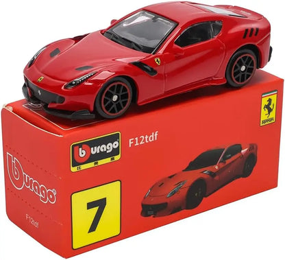 Modelo Mini colecionável da série Bburago-Ferrari