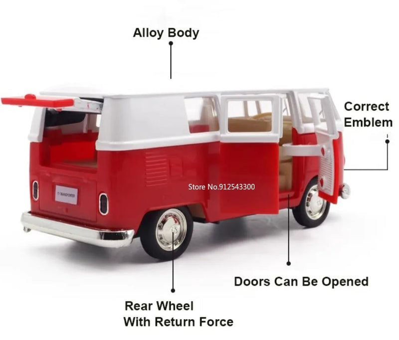 Kombi Volks VW T1 escala 1:36