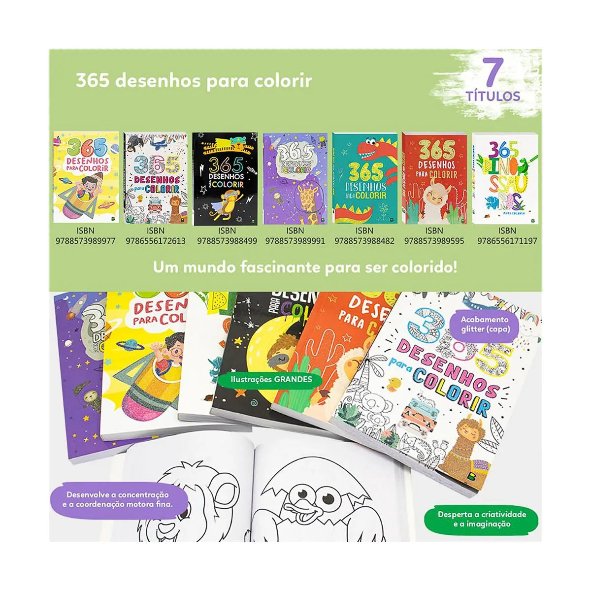 365 Desenhos Para Colorir - Capa Roxa - Todolivro