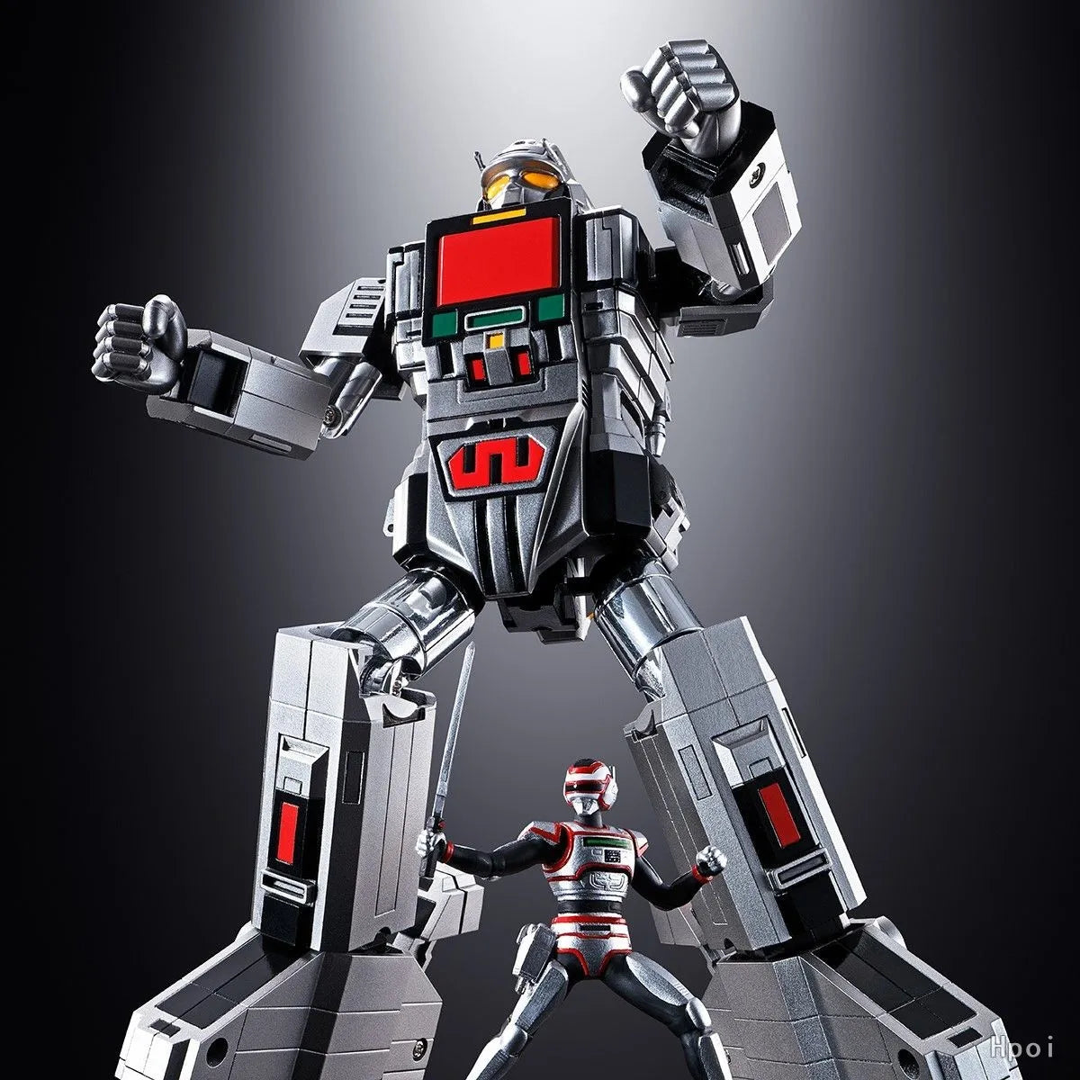 Boneco/Nave Daileon e Jaspion GX-97 – Soul of Chogokin (Bandai)