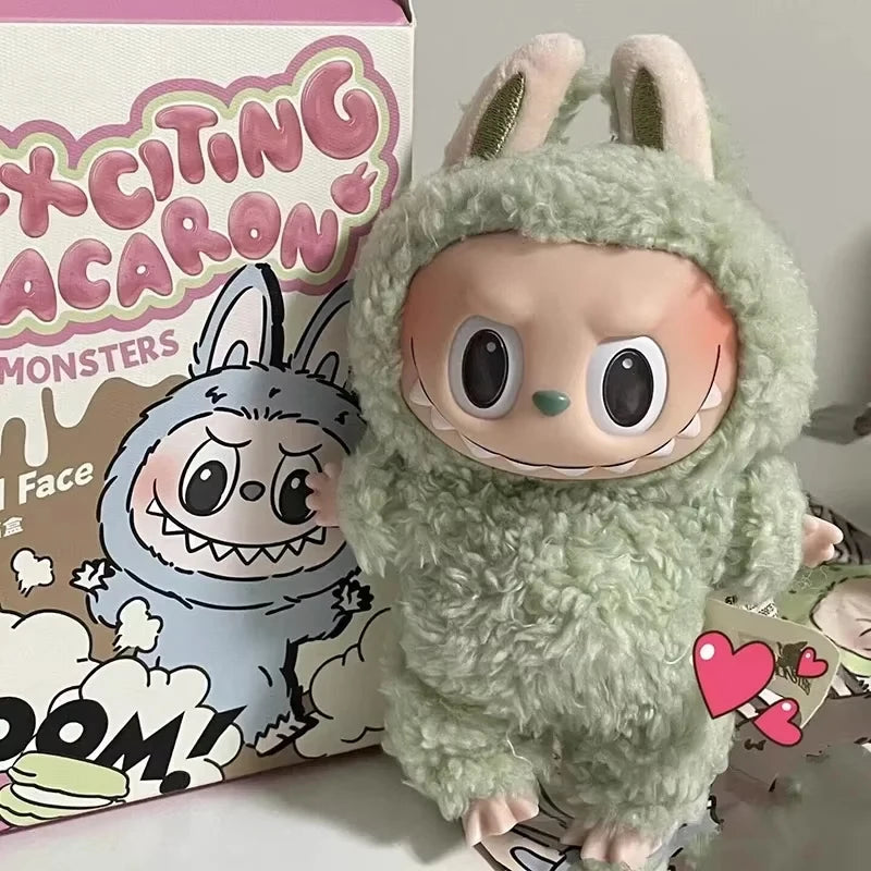Pelúcia Labubu Monster Chaveiro Pop Mart – Modelo Aleatório!