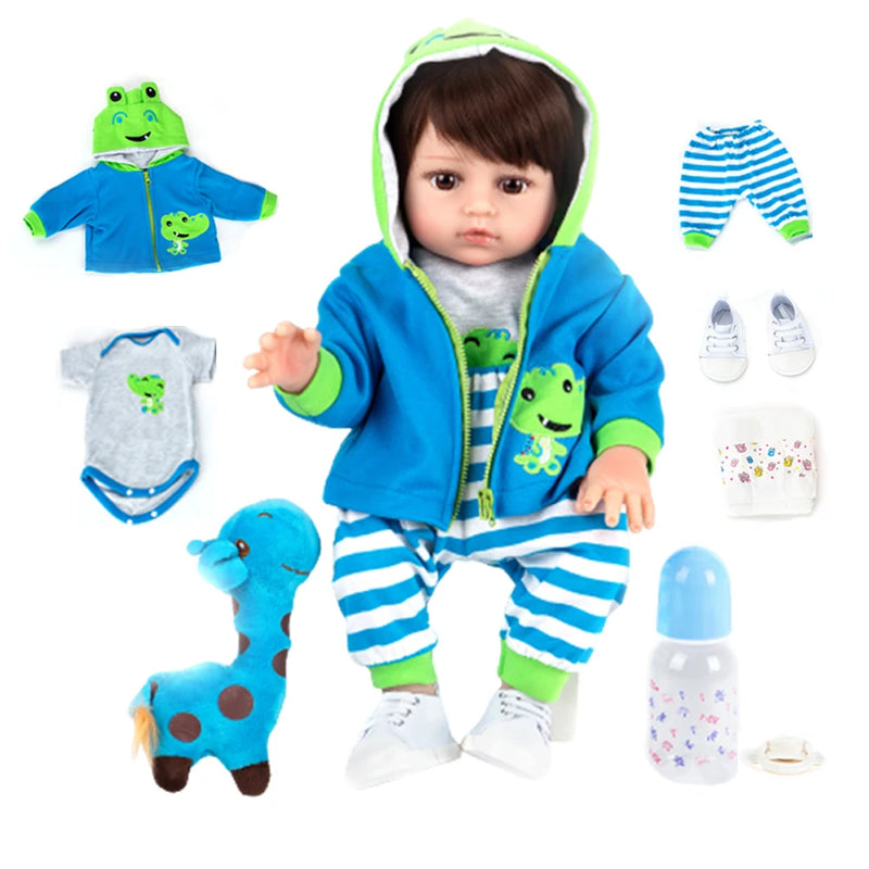 Bebê Reborn Menino e Girafinha