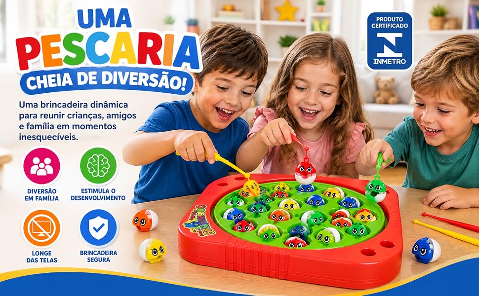 Jogo Pescaria Maluca Pega-Peixe