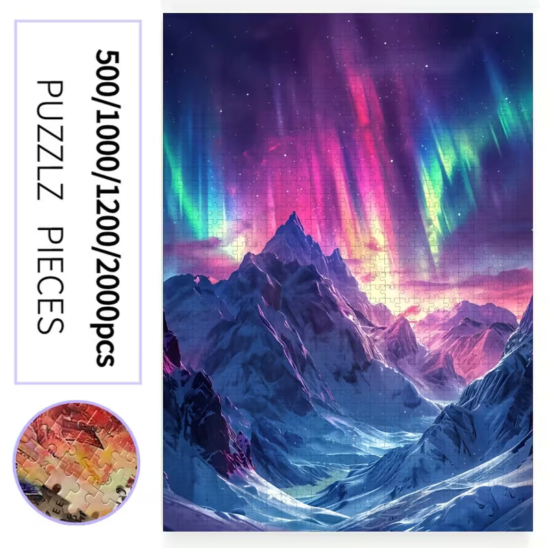 Quebra-Cabeça Premium Aurora Boreal