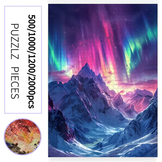 Quebra-Cabeça Premium Aurora Boreal