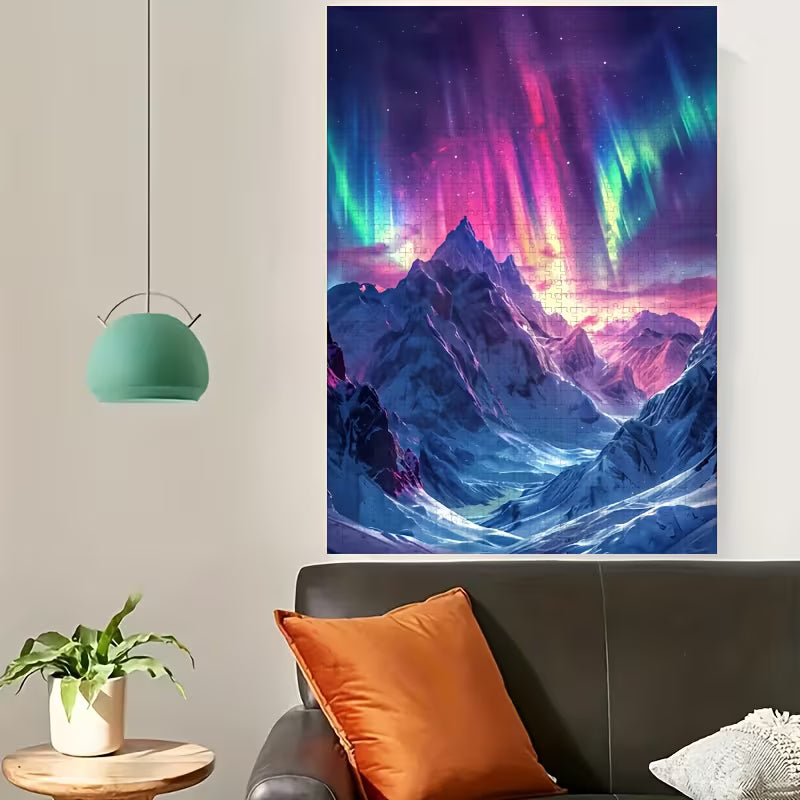 Quebra-Cabeça Premium Aurora Boreal