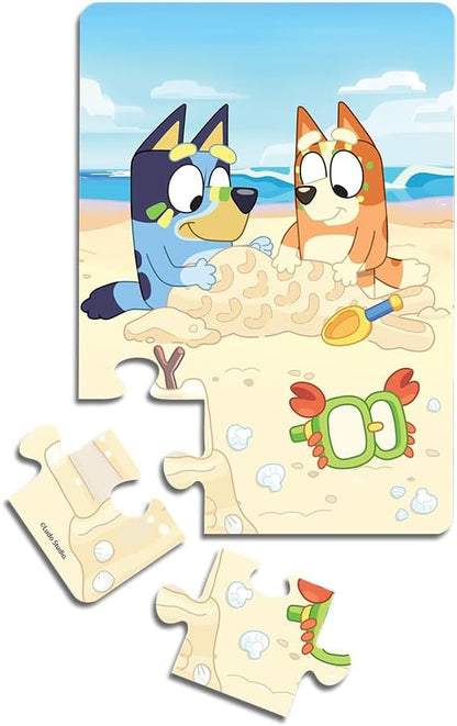 Quebra-Cabeça Triplo Bluey 12, 20 e 30 pçs