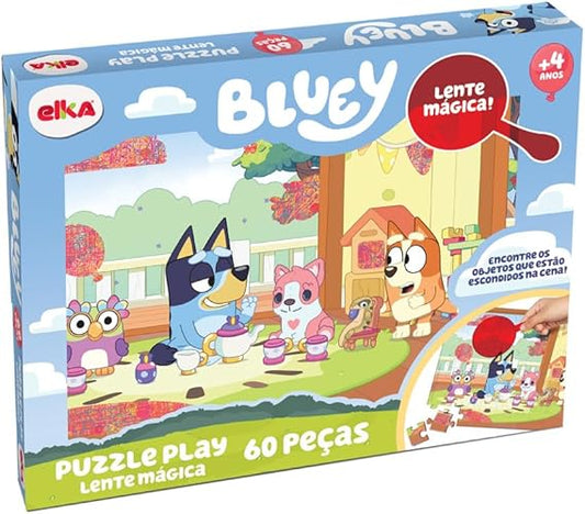 Quebra-Cabeças 60 pcs - Lente Mágica - Bluey