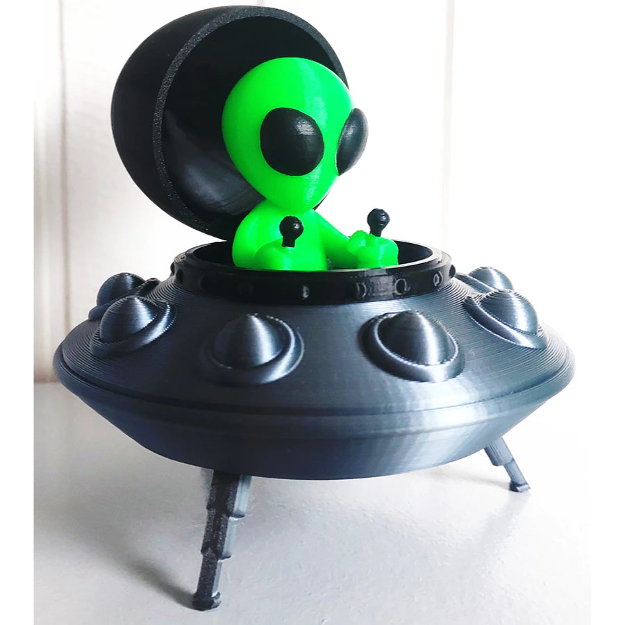 Disco Voador e Alienígena  (Abre e Fecha)