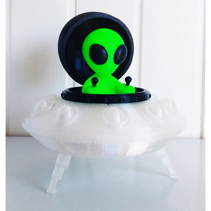 Disco Voador e Alienígena  (Abre e Fecha)