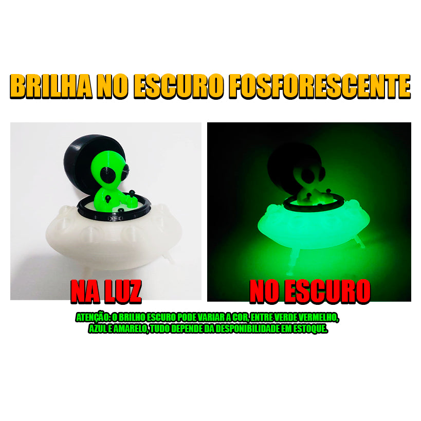 Disco Voador e Alienígena  (Abre e Fecha)