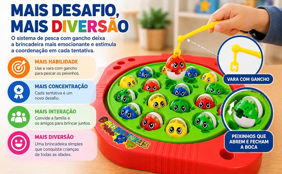 Jogo Pescaria Maluca Pega-Peixe
