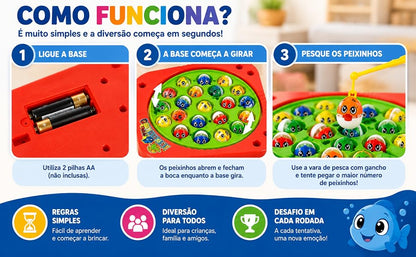 Jogo Pescaria Maluca Pega-Peixe