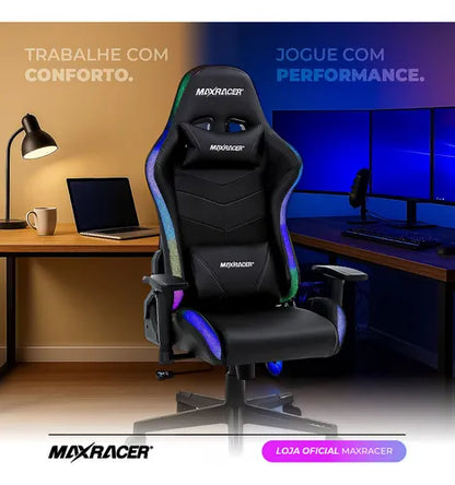 Cadeira Gamer LED e WI-FI