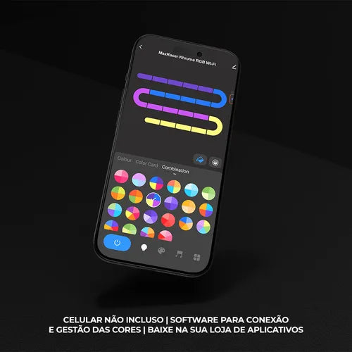 Cadeira Gamer LED e WI-FI