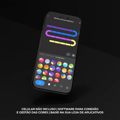 Cadeira Gamer LED e WI-FI