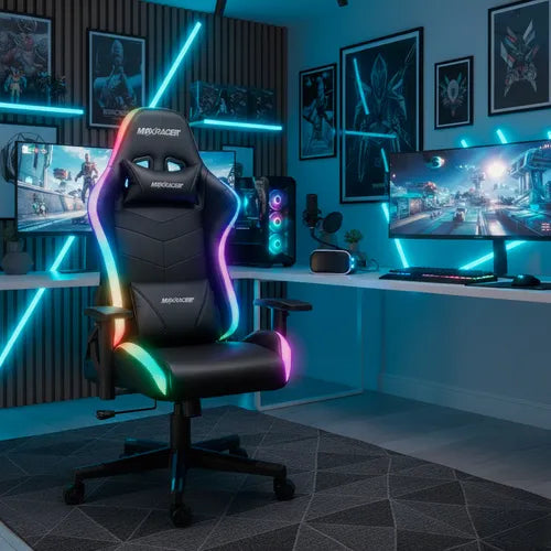 Cadeira Gamer LED e WI-FI