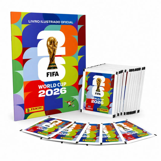 Kit Álbum Oficial Copa do Mundo 2026 + 70 Figurinhas