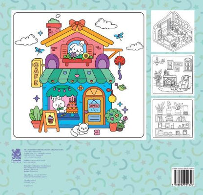 Livro de Colorir Adulto - Cute & Comfy