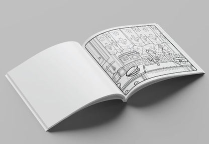 Livro de Colorir Adulto - Cute & Comfy