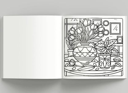 Livro de Colorir Adulto - Cute & Comfy