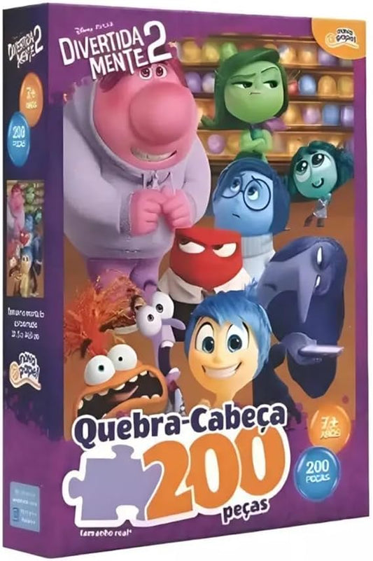 Quebra-Cabeça Divertidamente 2 Disney - 200 Peças