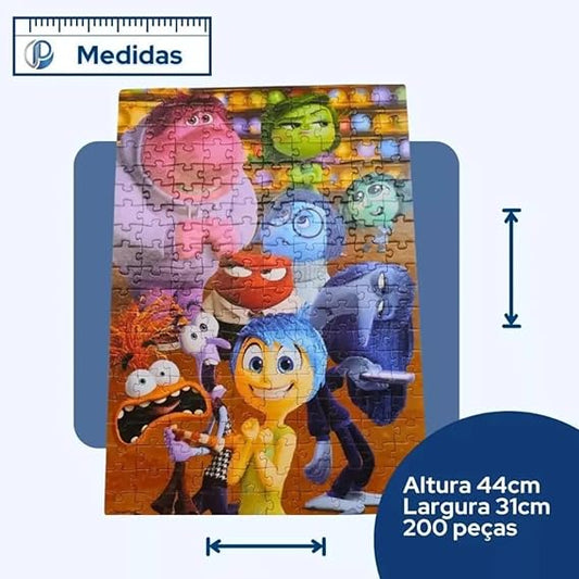 Quebra-Cabeça Divertidamente 2 Disney - 200 Peças