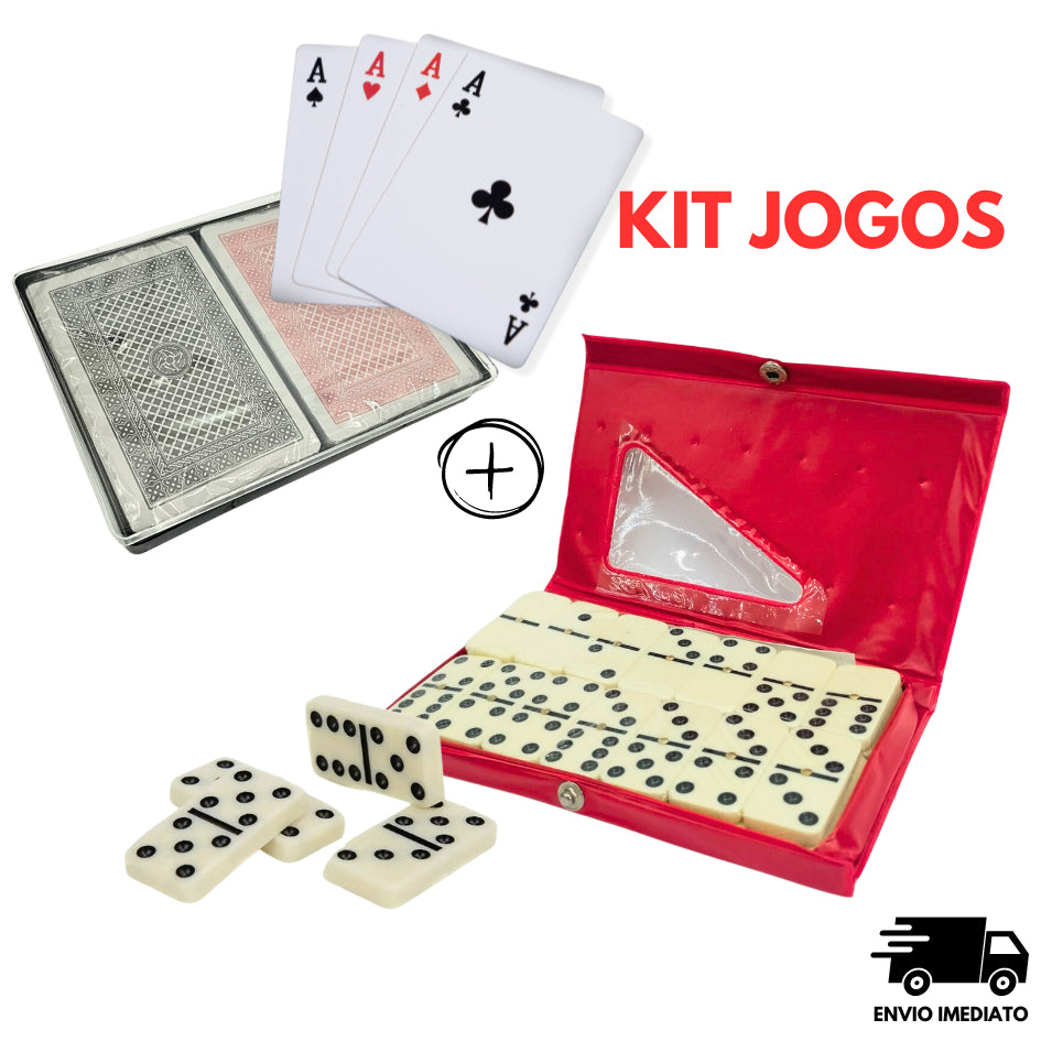 Kit – Dominó + Baralho Duplo