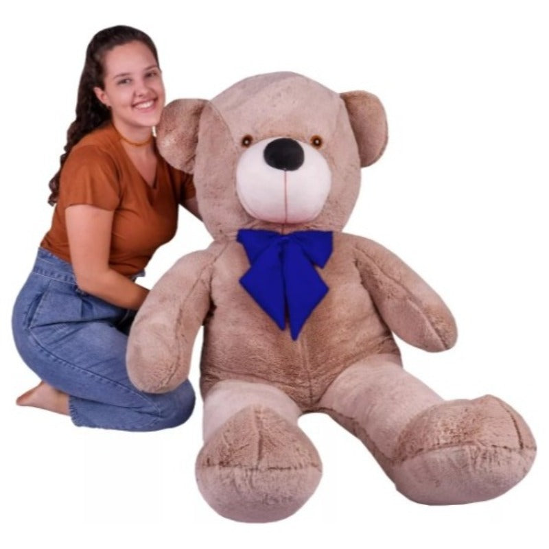 Urso de Pelúcia Gigante (1,10 metro) – Super Macio com Laço