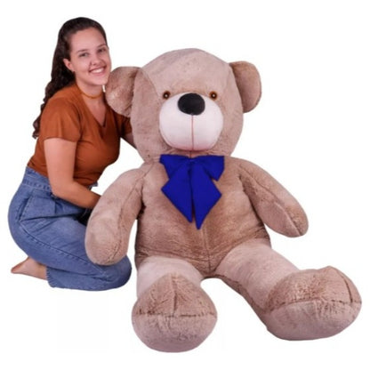 Urso de Pelúcia Gigante (1,10 metro) – Super Macio com Laço