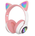 Fone De Ouvido Bluetooth Orelha Gatinho - Led Sem Fio