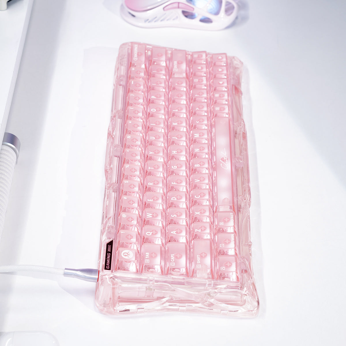 Teclado GravaStar Mercury V60 – Crystal Rose