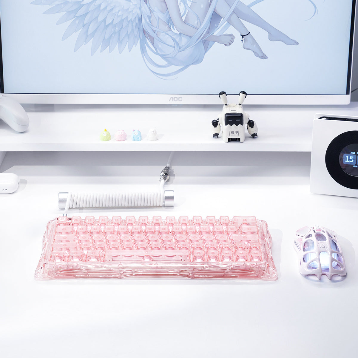 Teclado GravaStar Mercury V60 – Crystal Rose