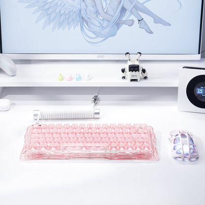 Teclado GravaStar Mercury V60 – Crystal Rose