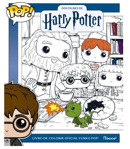 Livro de Colorir Oficial Funko Pop!  Harry Potter