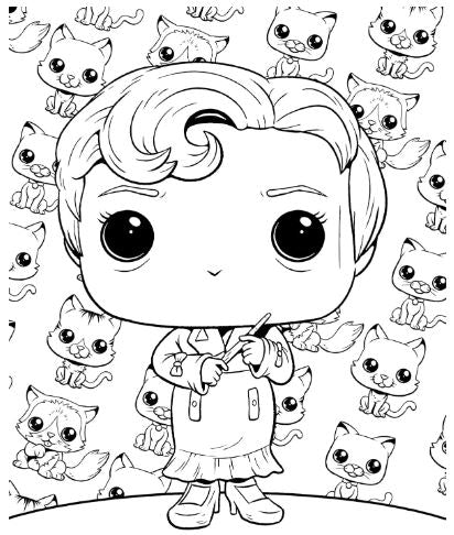 Livro de Colorir Oficial Funko Pop!  Harry Potter