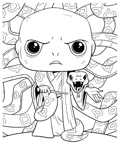 Livro de Colorir Oficial Funko Pop!  Harry Potter