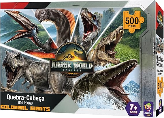 Coleção - Quebra-Cabeças 500 Peças Jurassic World