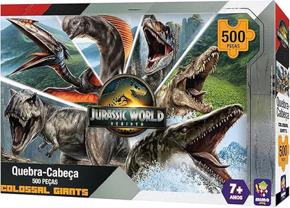Coleção - Quebra-Cabeças 500 Peças Jurassic World