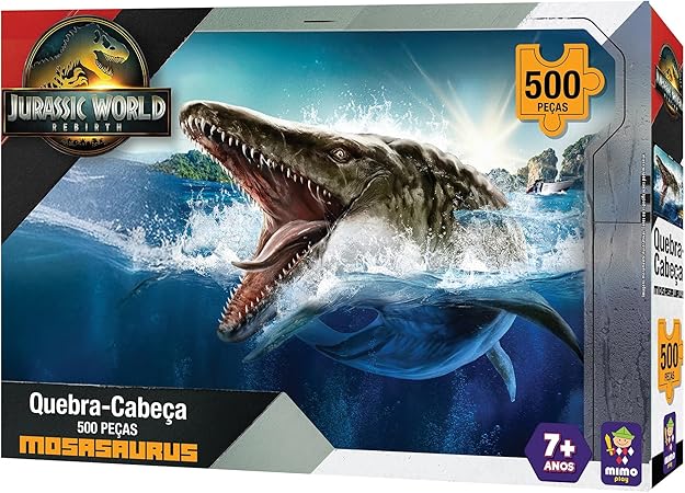 Coleção - Quebra-Cabeças 500 Peças Jurassic World