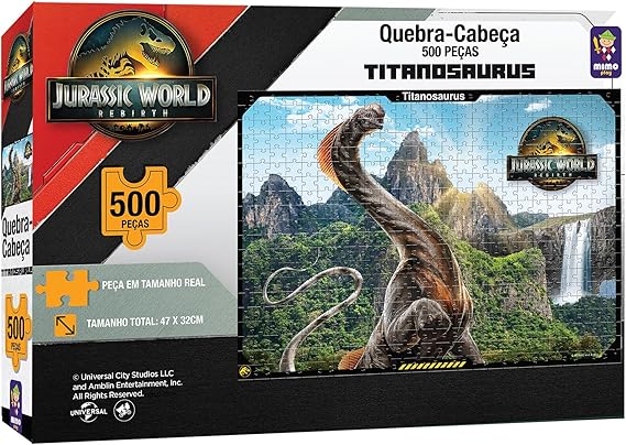 Coleção - Quebra-Cabeças 500 Peças Jurassic World