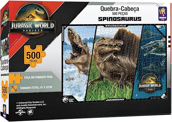 Coleção - Quebra-Cabeças 500 Peças Jurassic World