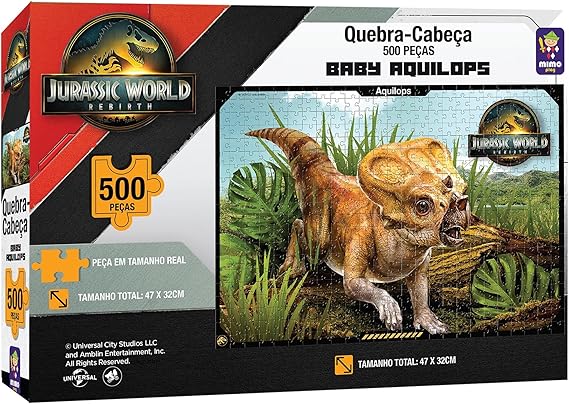 Coleção - Quebra-Cabeças 500 Peças Jurassic World