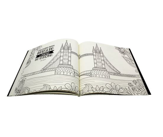 Combo com 3 Livros de Colorir Antiestresse