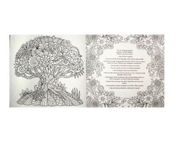 Combo com 3 Livros de Colorir Antiestresse