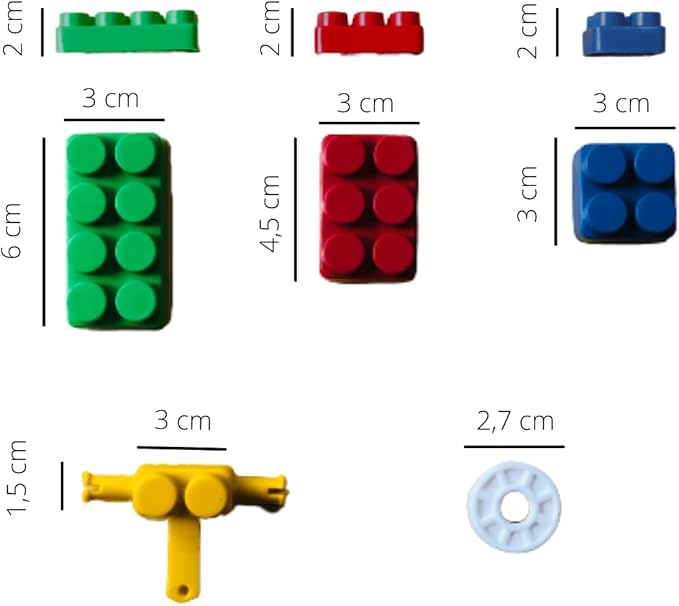 Kit Blocos de Montar – 140 Peças